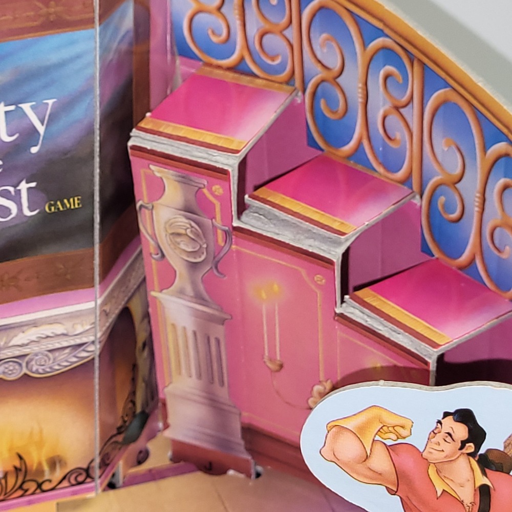 Milton Bradley Disney Beauty and the Beast Game 3-D Board Game 1991 Vintage 4204 - Picture 4 of 8